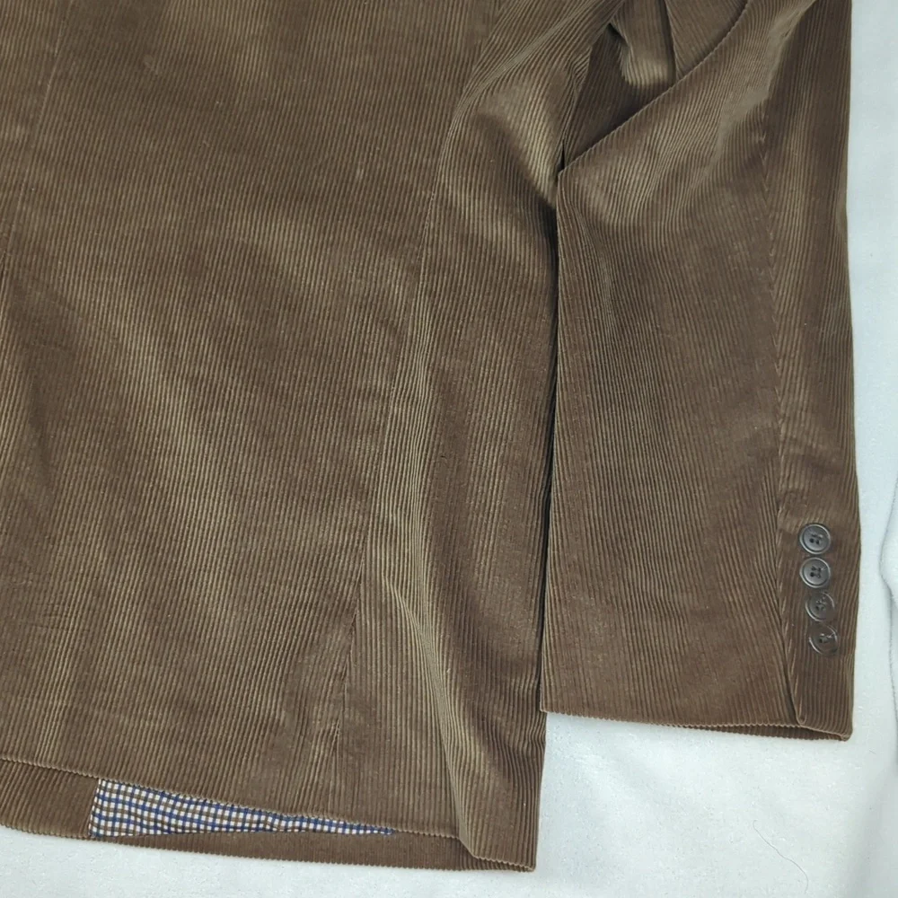 Saddlebred‎ Heritage Corduroy Mens Blazer Brown Size 44R